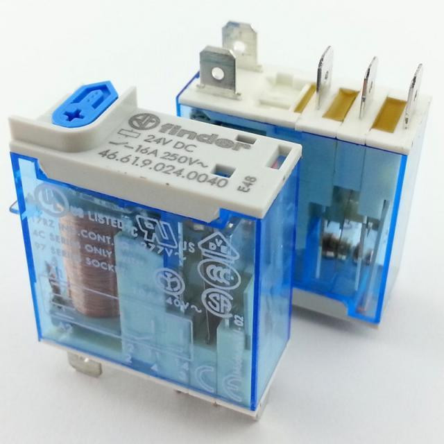 رله فیندر24DC تک کنتاکت 16 امپر 4661.90.24