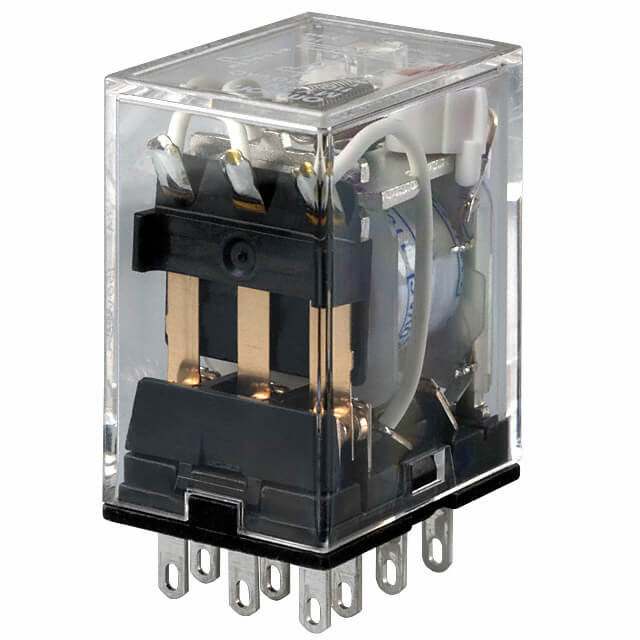 رله 11 پایه مدل MY3N طرح امرون 220V